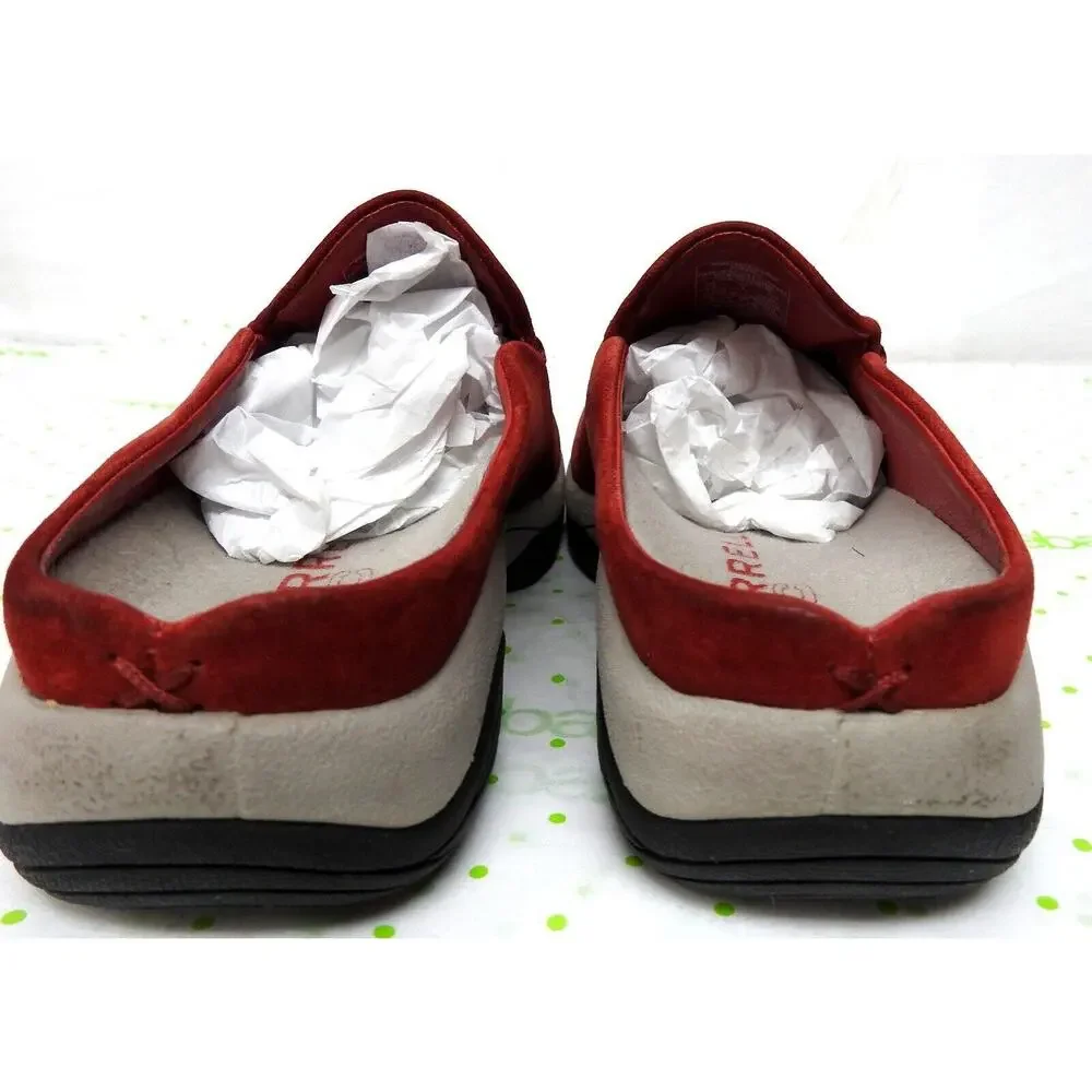 Merrell women's size 6.5 red ember suede slip on sneakers shoes comfort
